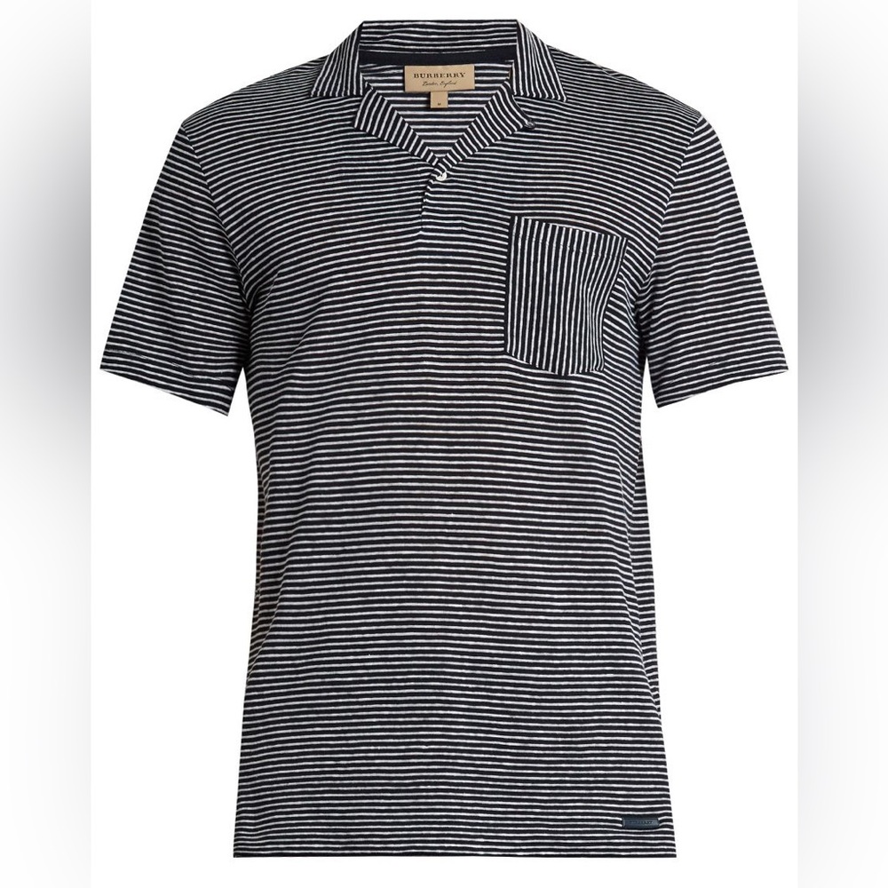 Burberry Navy Striped Size Medium